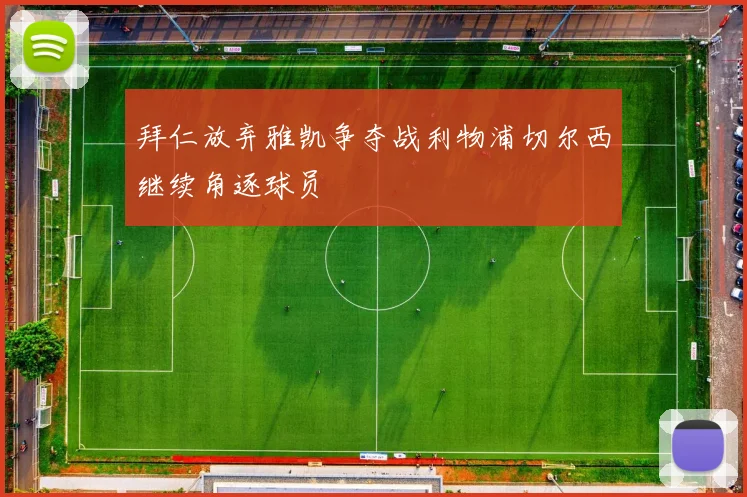 拜仁放弃雅凯争夺战利物浦切尔西继续角逐球员